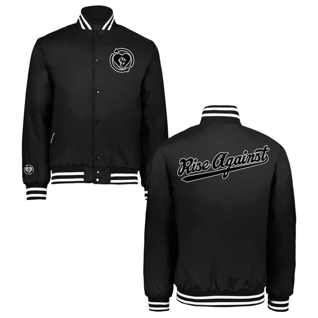 Rise Against Merch 2026 Dug Out Jacket Black Presents For Rock Music Lovers - Loomnari