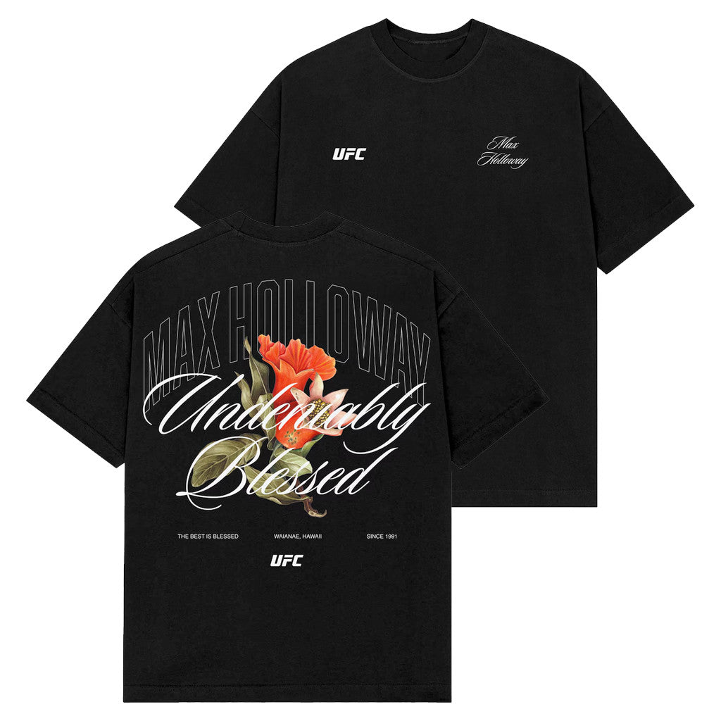 UFC Merch 2026 Max Holloway Undeniably Blessed T-Shirt Max Holloway Shirt Gift For Men - Loomnari