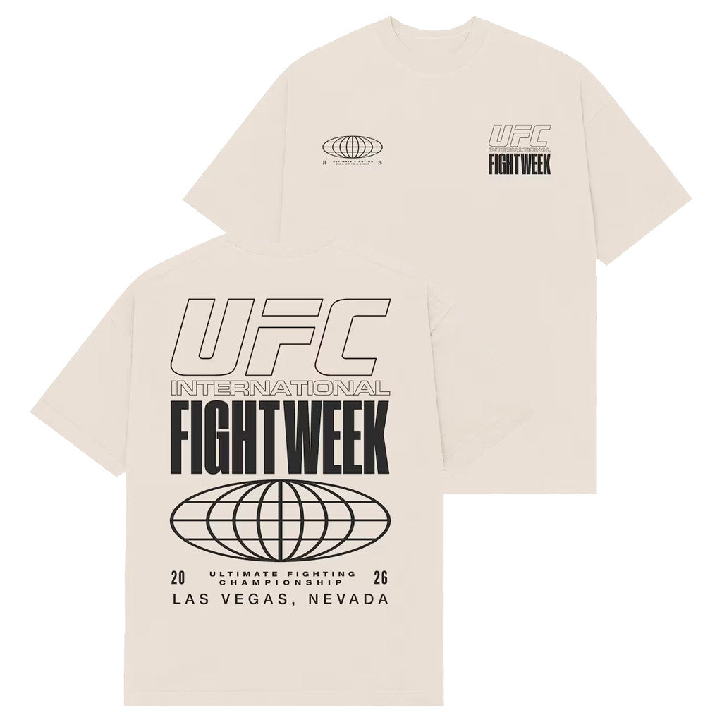 UFC Merch 2026 UFC International Fight Week Spherical T-Shirt Gifts For My Husband - Loomnari