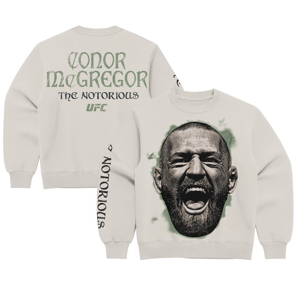 UFC Merch 2026 Conor McGregor The Notorious Takeover Sweatshirt Conor McGregor Merch Fan Gift - Loomnari