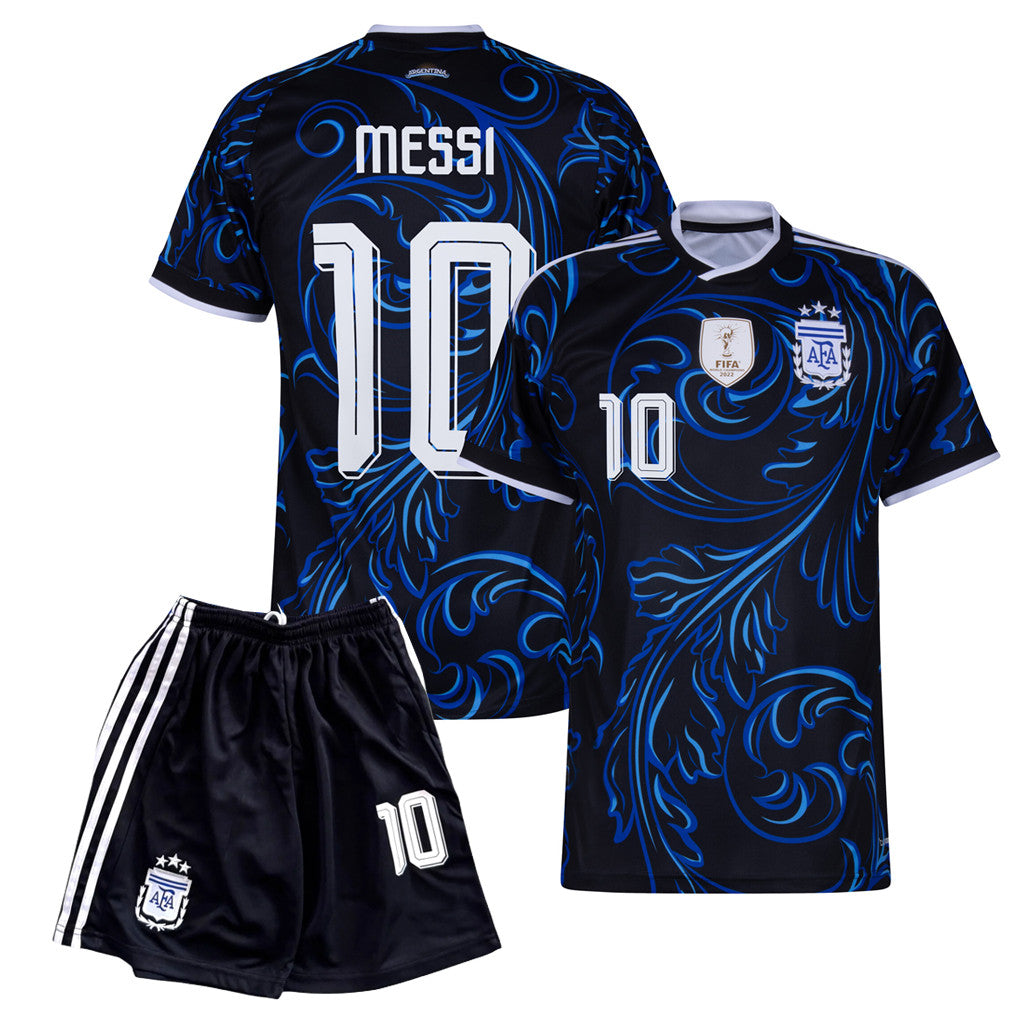 Messi Jersey Shirt Shorts Set #10 Argentina National Team 2026 World Cup Merch Away Jersey - Loomnari