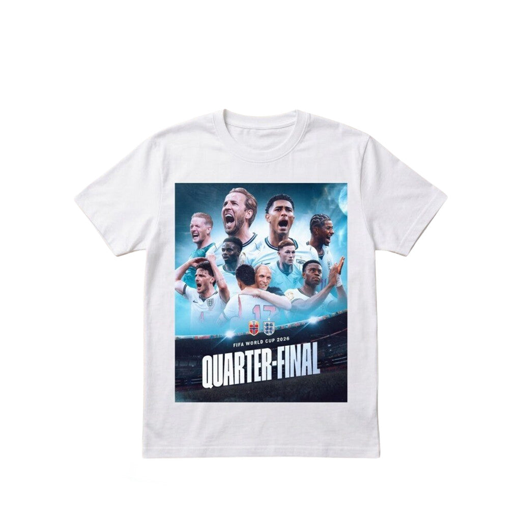 England Quarter Final 3 Lion Continue World Cup 2026 T-Shirt England FIFA WC Merch Fan Gifts - Loomnari