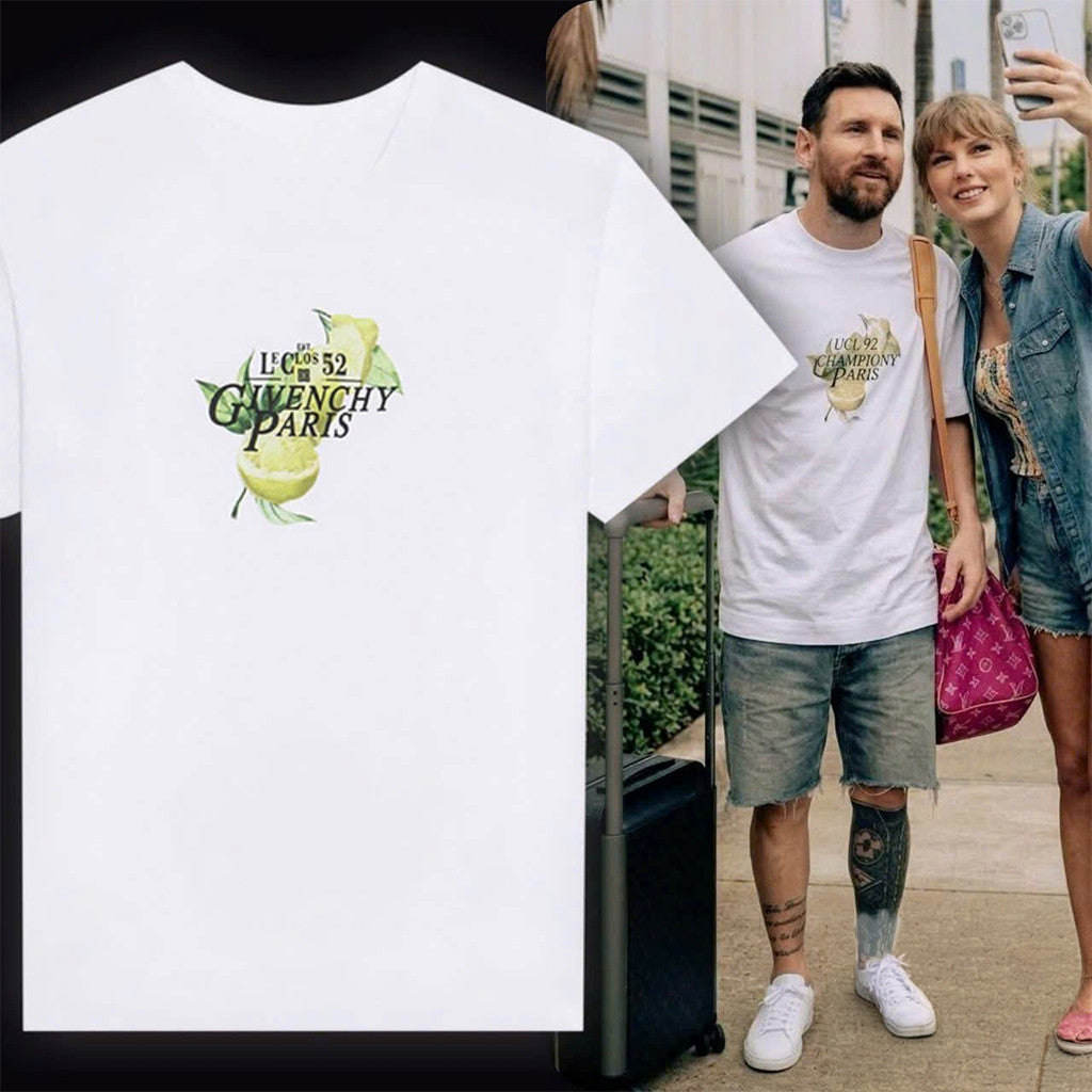 Lionel Messi Lemons Givenchy Paris Shirt 2026 Lionel Messi Merch Best Gifts For Brothers - Loomnari