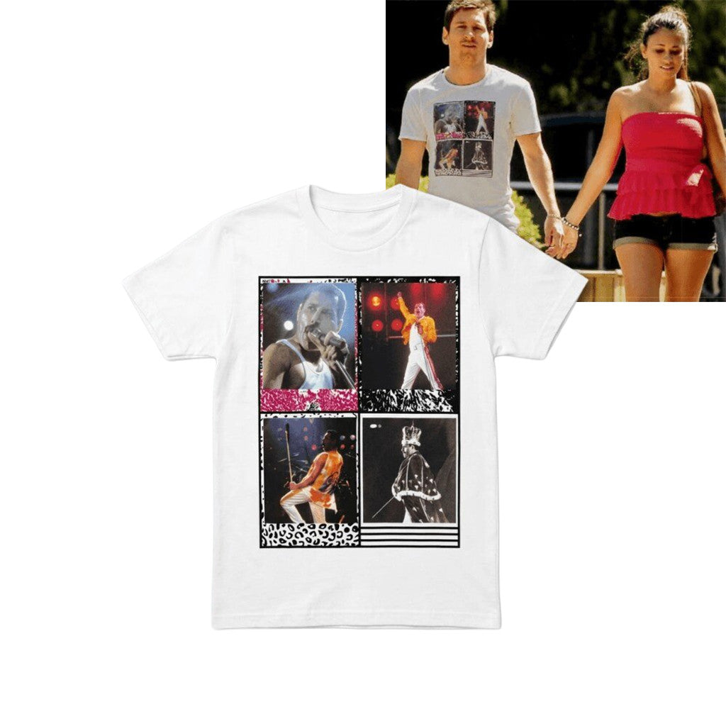 Messi Shirt Freddie Mercury Queen Photo Collage Vintage Rock T-Shirt Gifts For Brothers - Loomnari