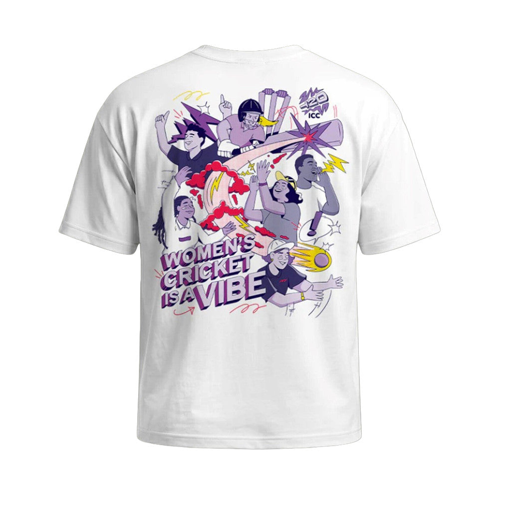 Women's Cricket Is A Vibe T-Shirt ICC Women's T20 World Cup 2026 Merch Gifts For BFF - Loomnari