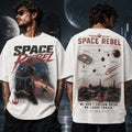Space Rebel Galactic Outlaw Freedom Is My Coordinate T-Shirt Space Rebel Shirt Him Gifts - Loomnari