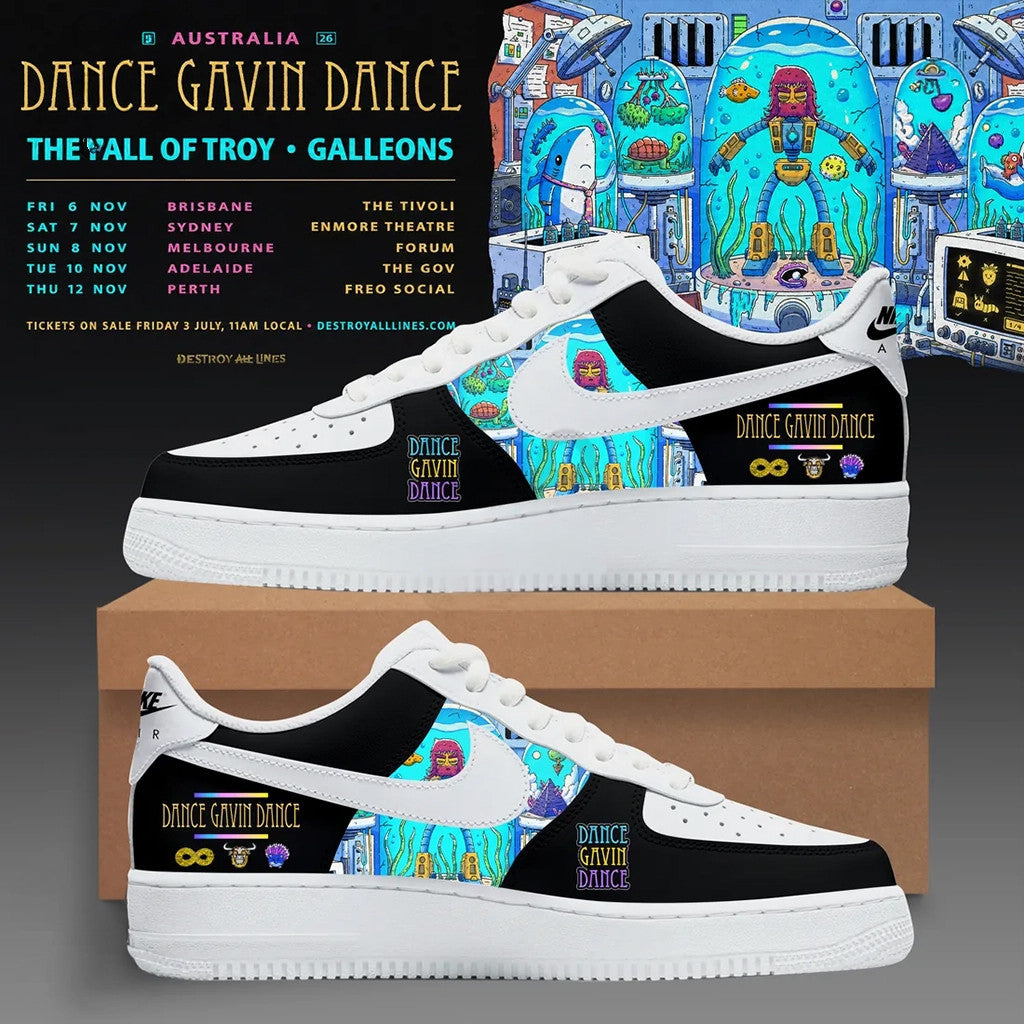 Dance Gavin Dance Australia Tour Shoes Sneakers 2026 Dance Gavin Dance Merch Rock Fan Gifts - Loomnari