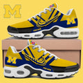 Personalized Michigan Wolverines Yellow And Blue Shoes Sneakers 2026 Wolverines Merch Fan Gifts - Loomnari