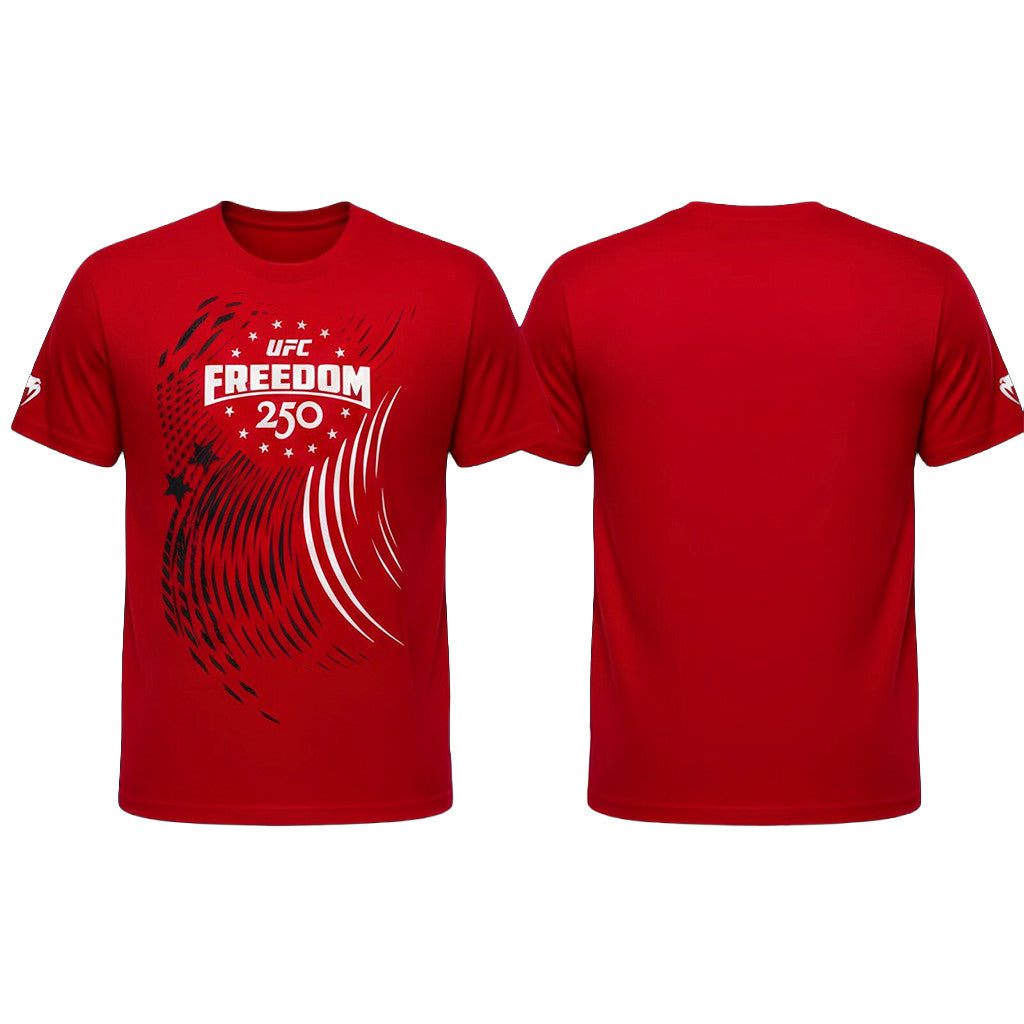 UFC Freedom 250 Justin Gaethje Shirt Win Over Ilia Topuria T-Shirt UFC Merch Gift For Fan - Loomnari