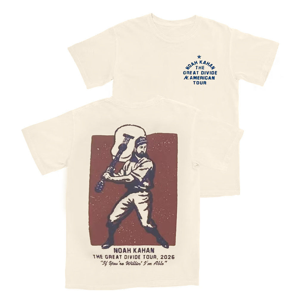 Noah Kahan Merch 2026 Noah Kahan The Great Divide Baseball T-Shirt Gift For Music Lovers - Loomnari