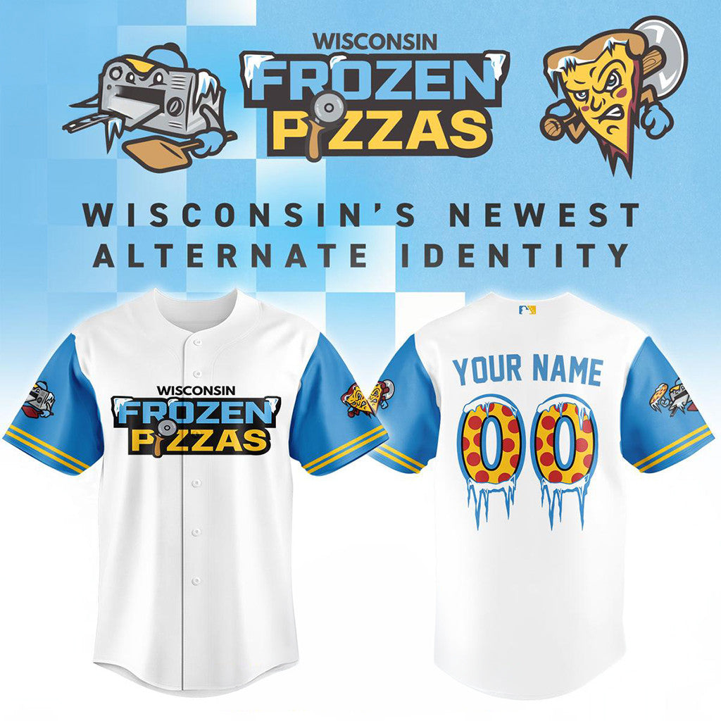 Custom Wisconsin Timber Rattlers Wisconsin Frozen Pizzas 2026 Night Jersey Rattlers Merch - Loomnari