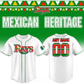 Personalized Tampa Bay Rays x Mexican Night 2026 World Cup Baseball Jersey Rays Merch Fan Gear - Loomnari