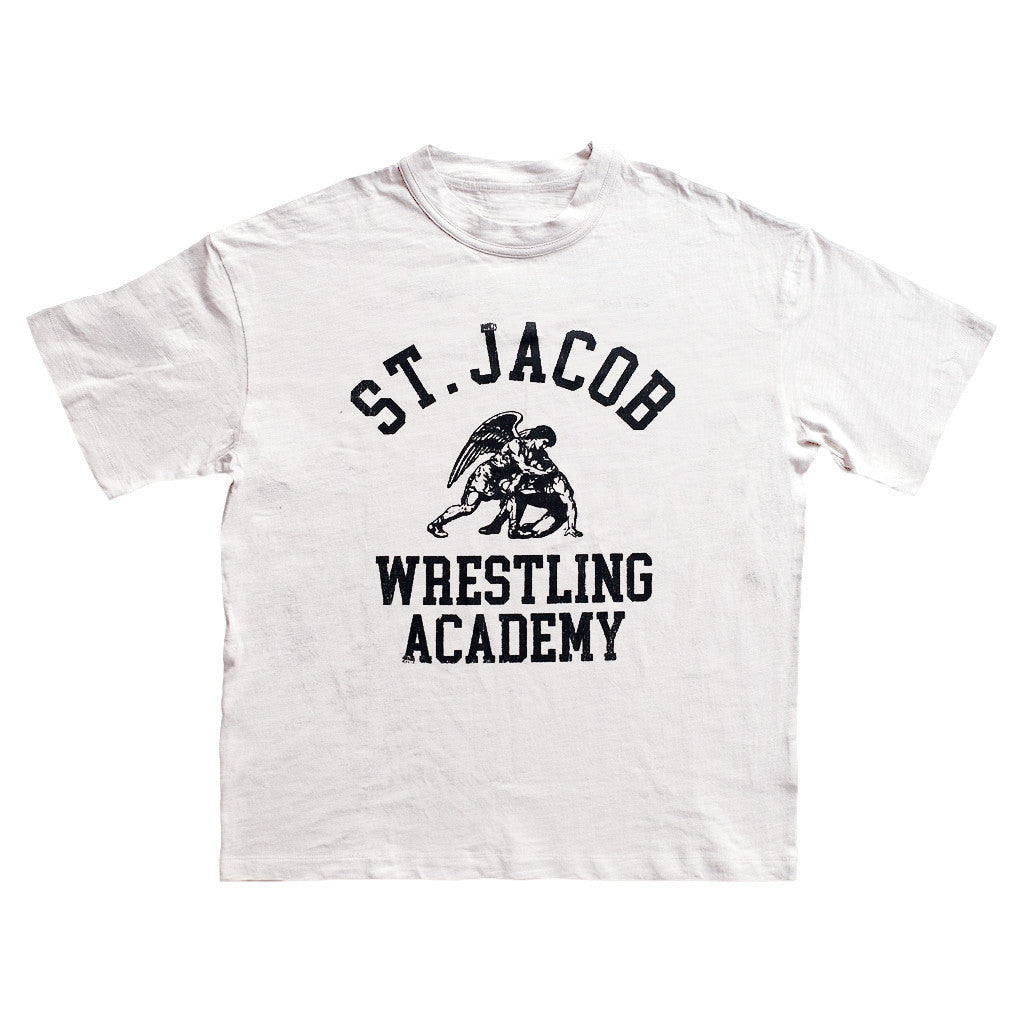 Pray For Me Studios Merch 2026 St Jacob Wrestling Academy T-Shirt Christian Gifts - Loomnari