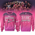 Adelaide Thunderbirds 3X Suncorp Super Netball Champions 2026 Sweatshirt Present For Fans - Loomnari