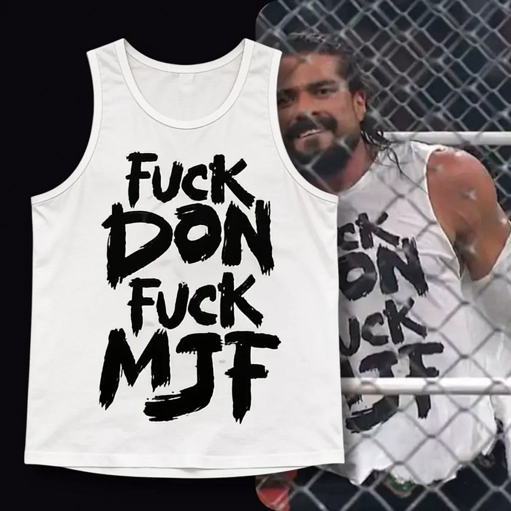 Andrade Fck Don Fck MJF Tank Top At AEW Forbidden Door 2026 Merch Gift For Wrestler Fans - Loomnari