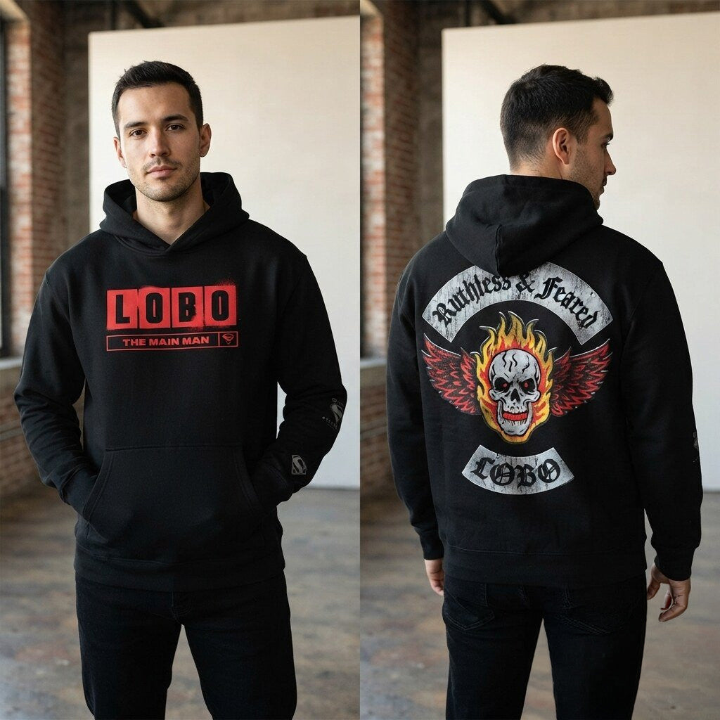 Supergirl 2026 Lobo Villain Outfit Jacket Cosplay Costume Hoodie LOBO The Main Man Hoodie Gift - Loomnari