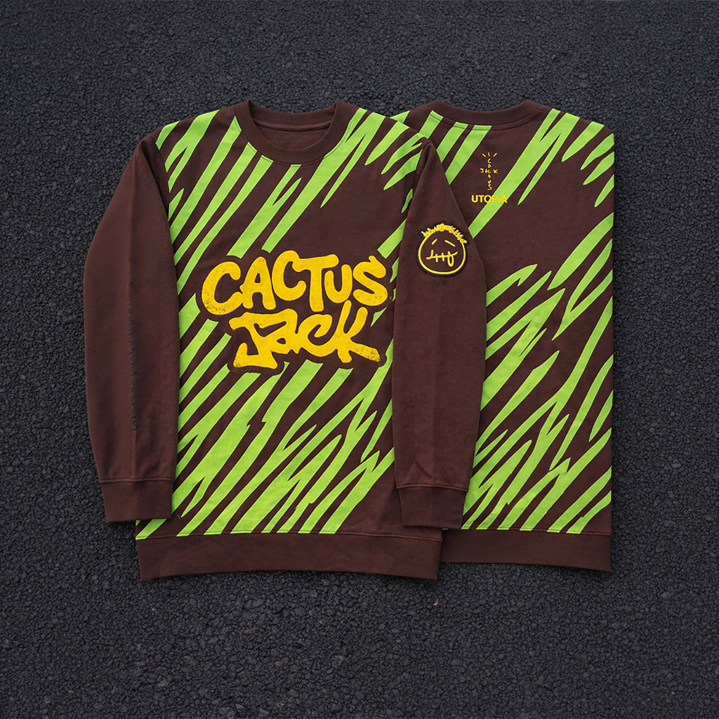 Cactus Jack Utopia Sweatshirt To Match Travis Scott Phantom 6 FIFA World Cup 2026 Shoes - Loomnari