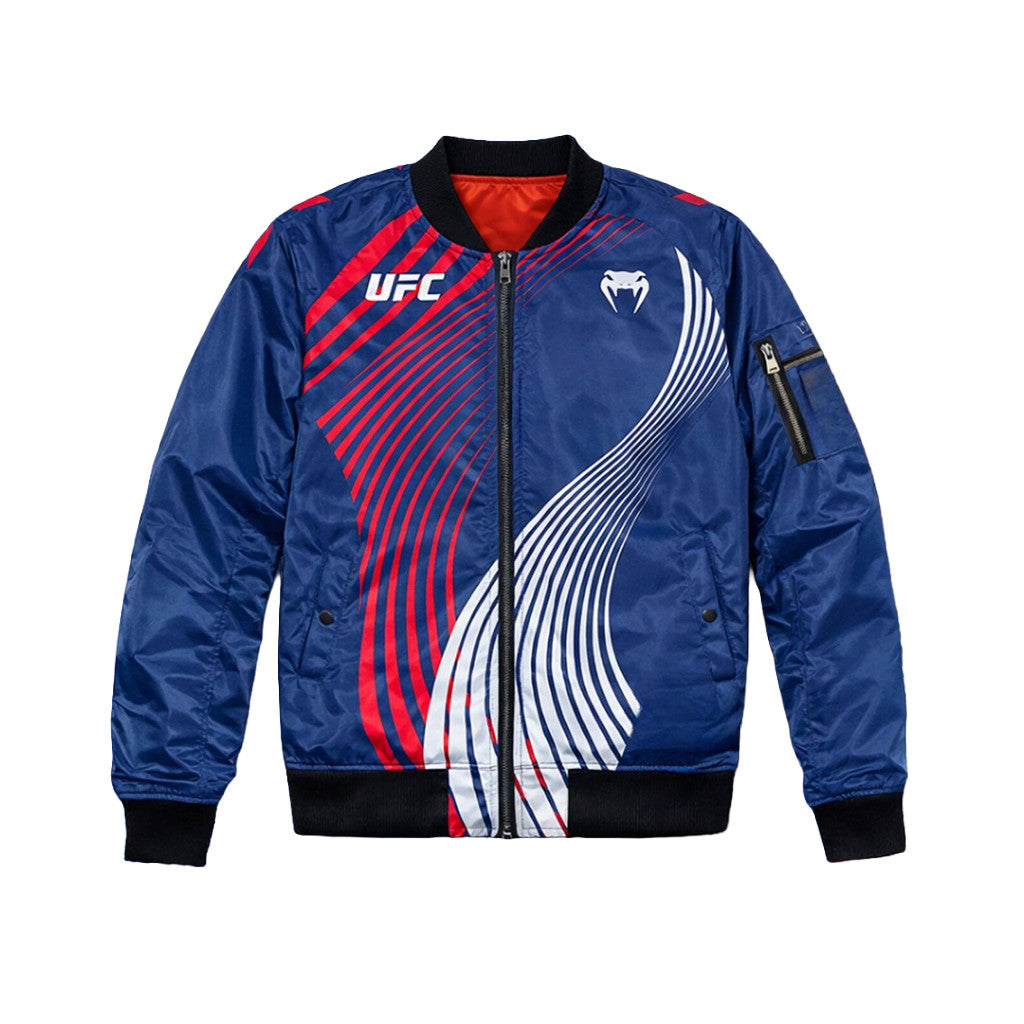 Personalized UFC Freedom 250 Fight Night Walkout Bomber Jacket UFC Merch Gifts For Dad - Loomnari