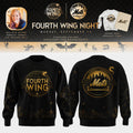 New York Mets X Fourth Wing Night 2026 Sweatshirt NY Mets Merch Baseball Lover Gifts - Loomnari