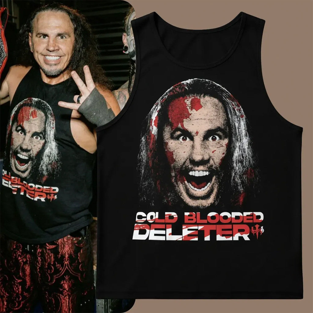 Matt Hardy Cold Blooded Deleter Tank Top 2026 Matt Hardy Merch Gift For Wrestling Fans - Loomnari