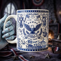 Custom The Nightmare Before Christmas 4Th Of July American Pride 250Th 1776 2026 Mug Best Gifts - Loomnari