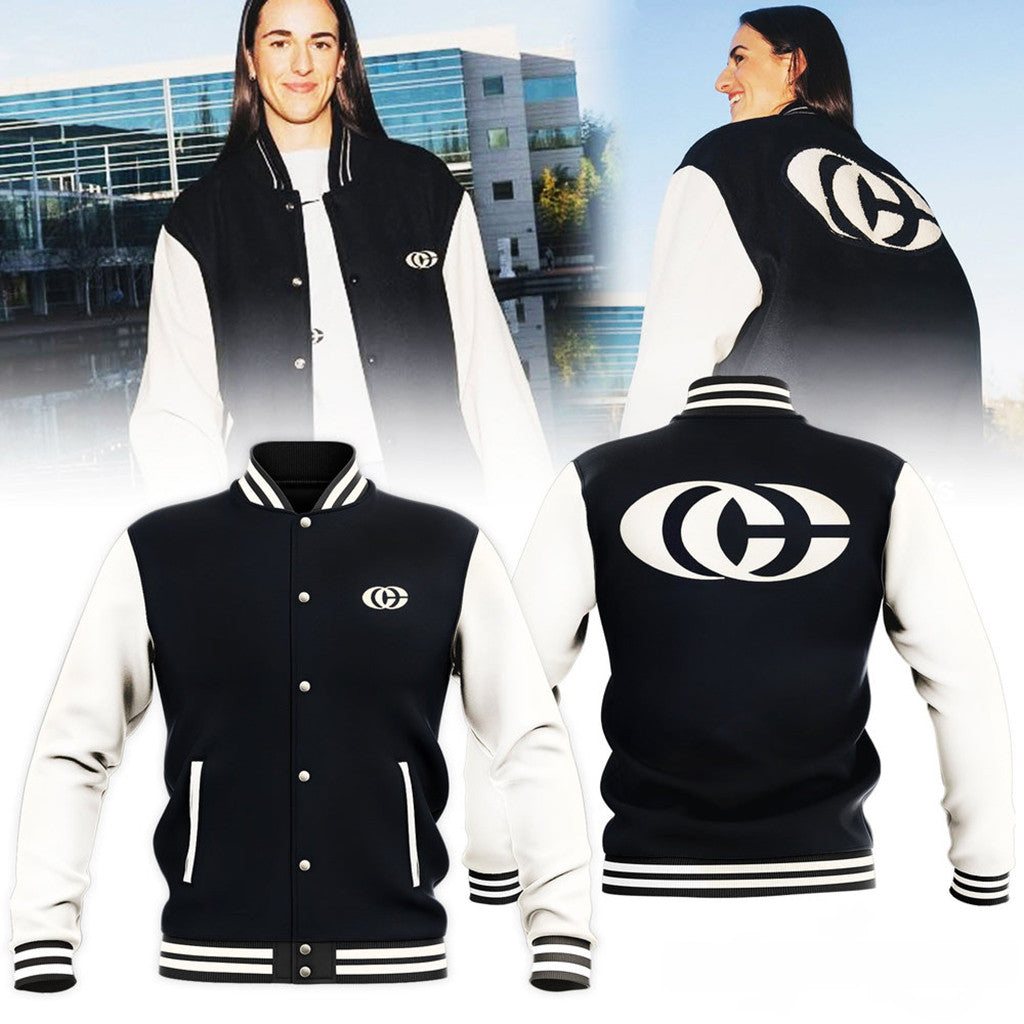 Caitlin Clark Black And White Special Jacket Caitlin Clark Merch Basketball Fan Gifts - Loomnari