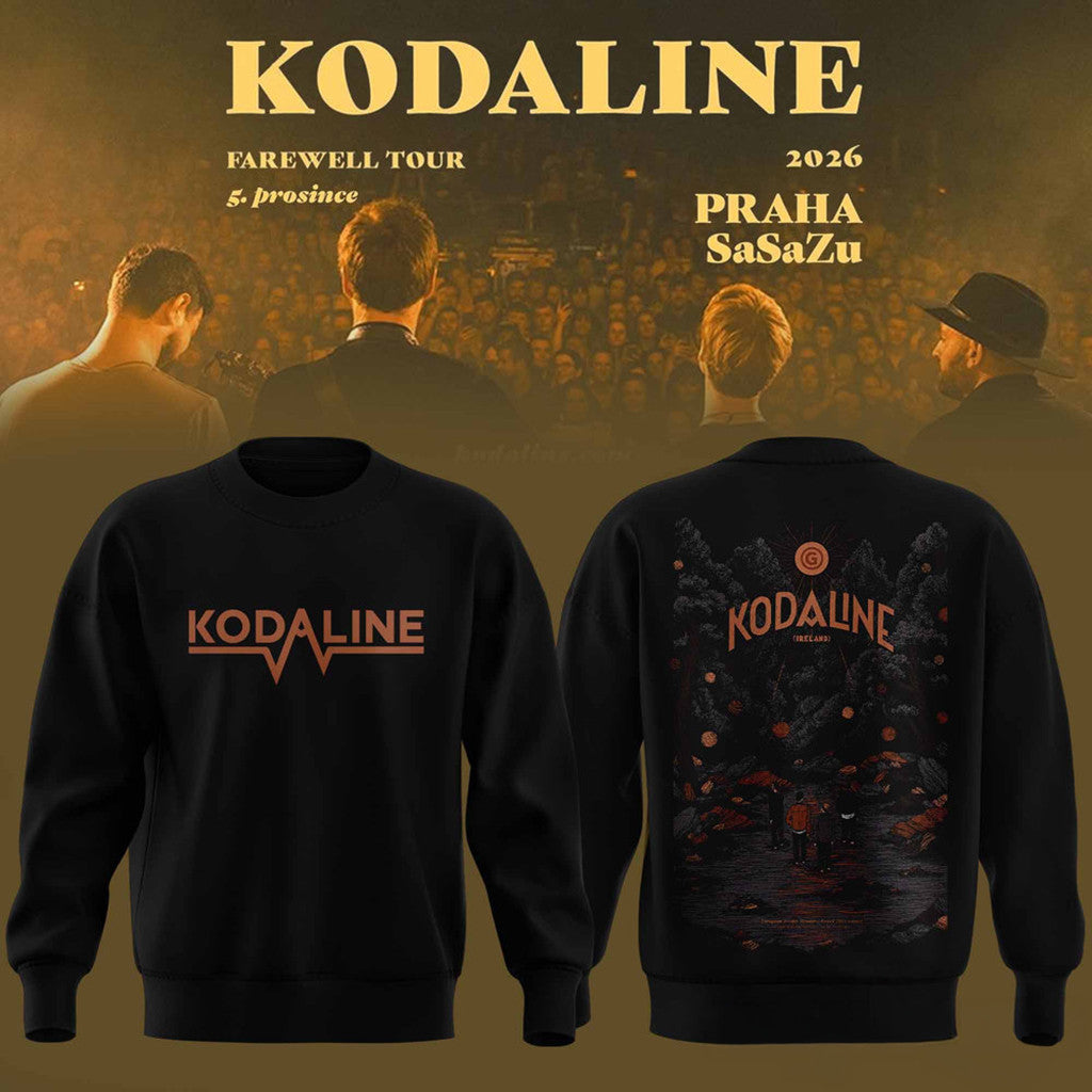 Kodaline Farewell Tour 2026 Vintage Sweatshirt Kodaline Merch Cool Gifts For Rock Lovers - Loomnari