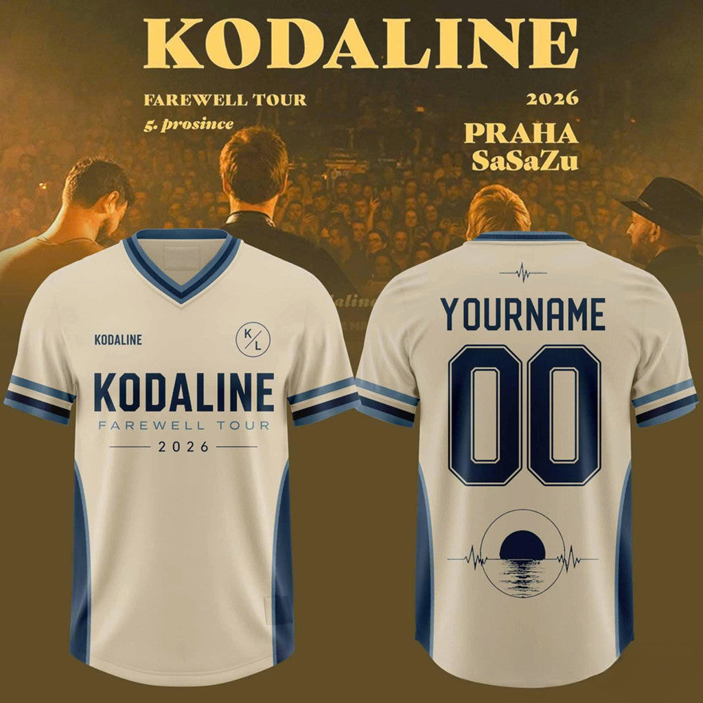Custom Kodaline Farewell Tour 2026 19 Years Anniversary Football Jersey Kodaline Merch Fan Gift - Loomnari
