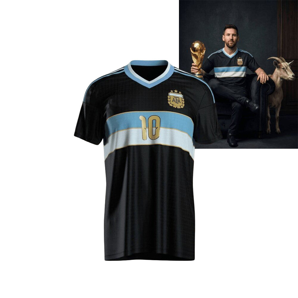 Messi #10 Birthday Celebration Away Jersey Shirt Argentina World Cup 2026 Merch Gift For Fans - Loomnari