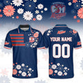 Custom Sydney Roosters NRL 2026 Flower Pattern Polo Shirt Sydney Roosters Merch Gift For Fans - Loomnari
