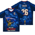 Custom Vozinha Cabo Verde The Sharks Made History 2026 World Cup Commemorative Jersey FIFA Gear - Loomnari