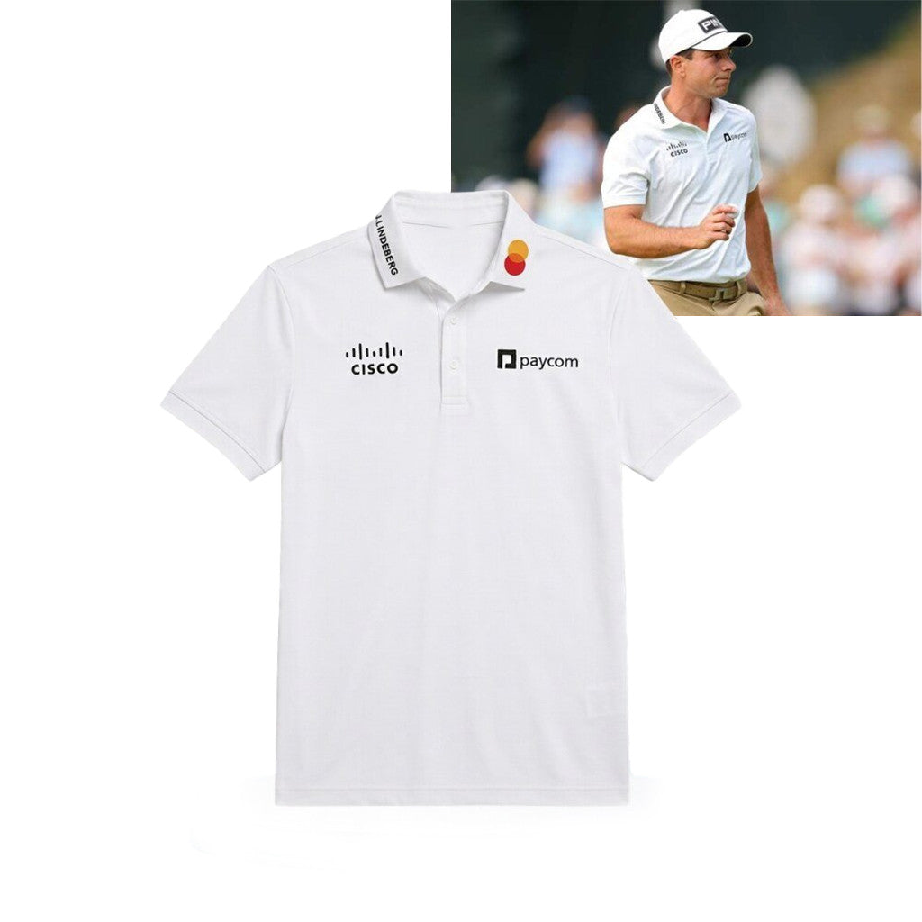 Viktor Hovland Shirt J Lindeberg Men Golf Polo Shirt 2026 Best Gifts For Golf Dad - Loomnari