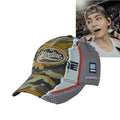 BTS Taehyung Martine Rose Camo Distressed Racing Hat BTS World Tour Merch Arirang 2026