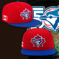 Toronto Blue Jays Canada Day Snapback Hat Embroidered Jays Merch Gifts For Baseball Fans