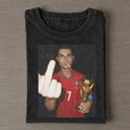 Cristiano Ronaldo Portugal 2026 World Cup Smoke T-Shirt FIFA WC 2026 Merch Gifts For Ronaldo Fan