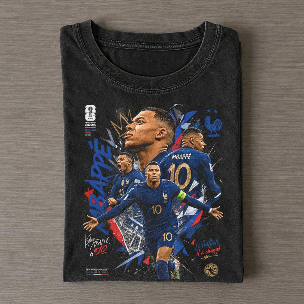 Kylian Mbapp France 2026 World Cup T-Shirt Game Day FIFA Merch Gifts For Football Fan
