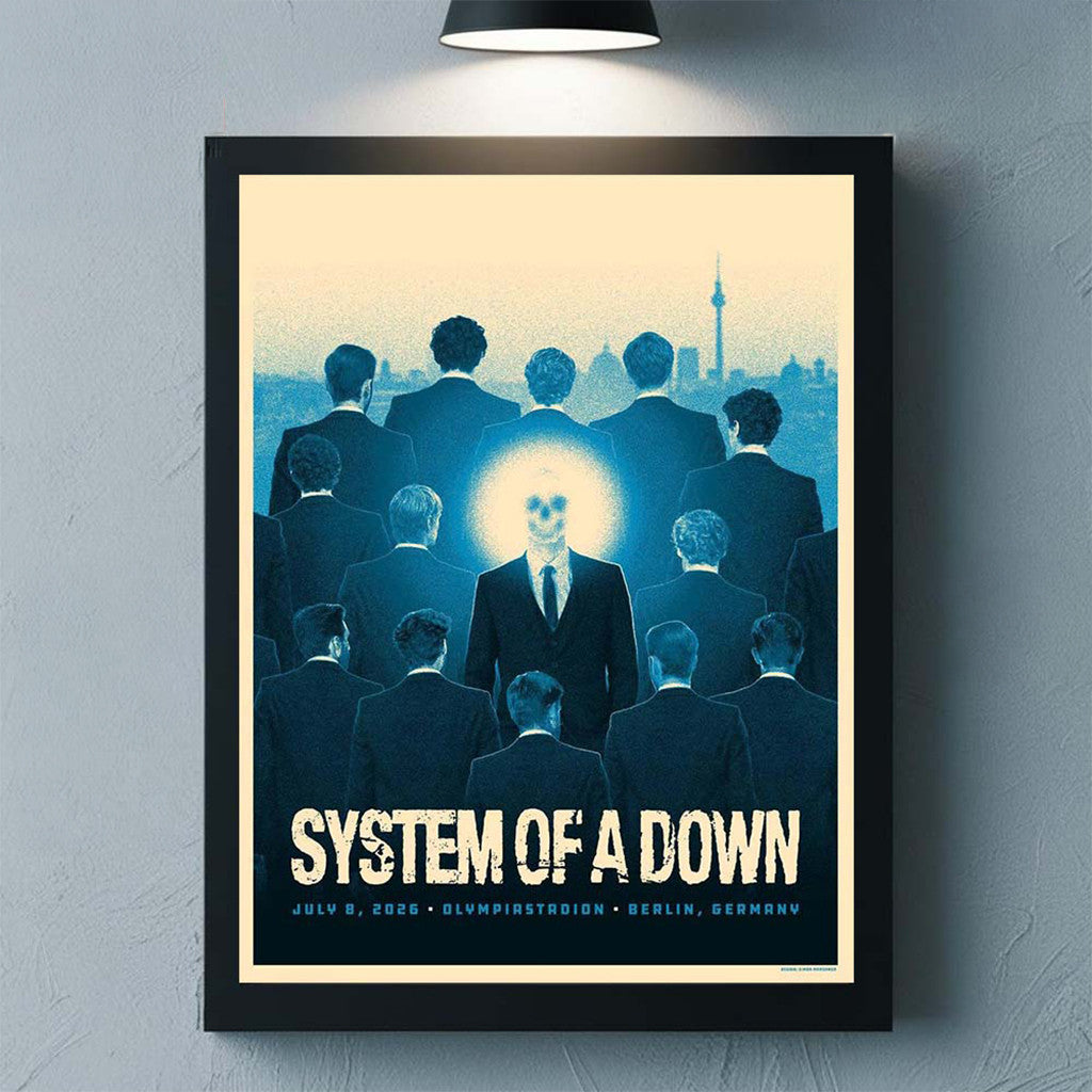 System Of A Down Berlin Germany 2026 Poster At Olympiastadion Home Decor SOAD Merch Fan Gifts