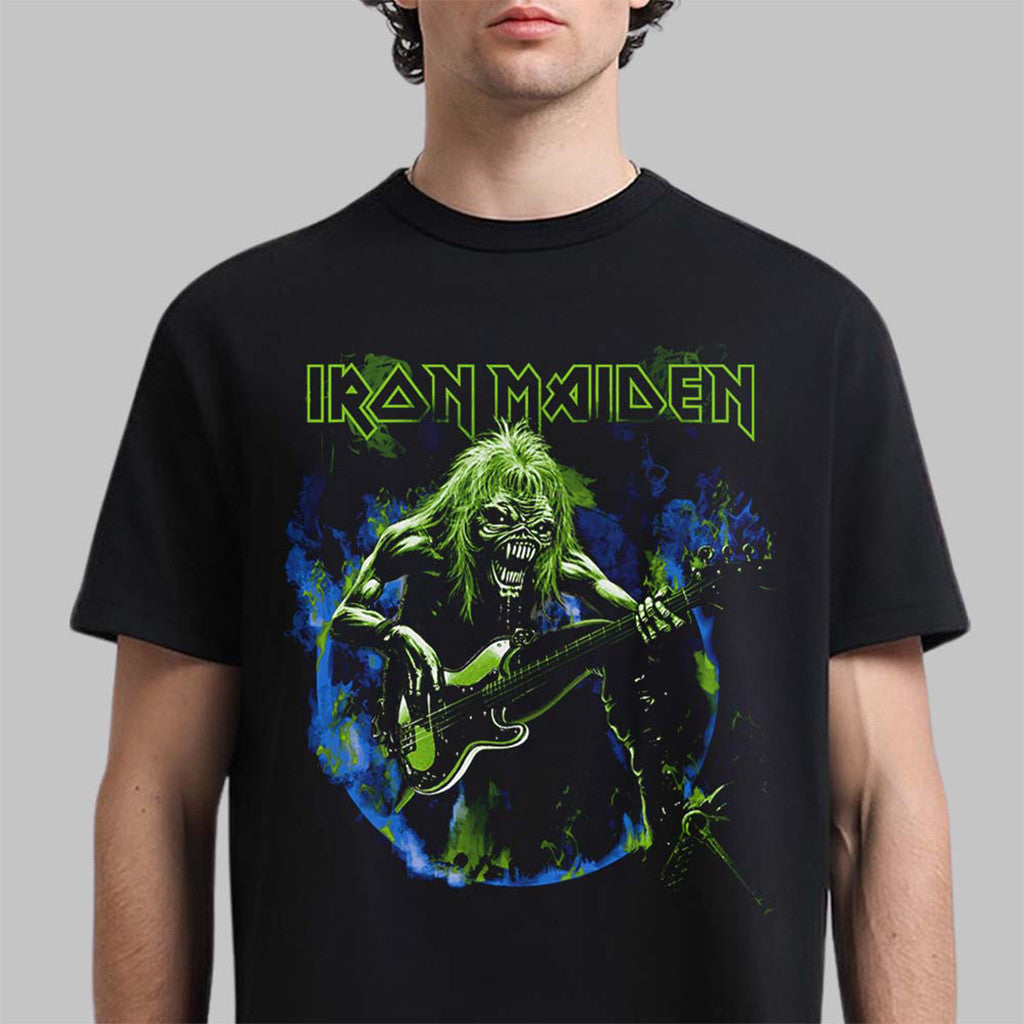 Iron Maiden X Metal Hammer Issue 415 Eddie Bass T-Shirt 2026 Iron Maiden Merch Gift For Fans