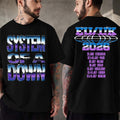 System Of A Down Tour 2026 EU And UK Tour Dates T-Shirt SOAD Rock Band Concert Apparel Fan Gift