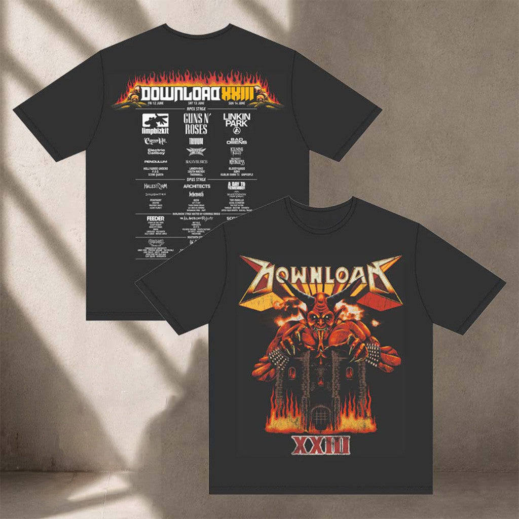 Download Festival XXIII Merch 2026 P&Co Line Up Graphic T-Shirt Best Gift For Music Lovers