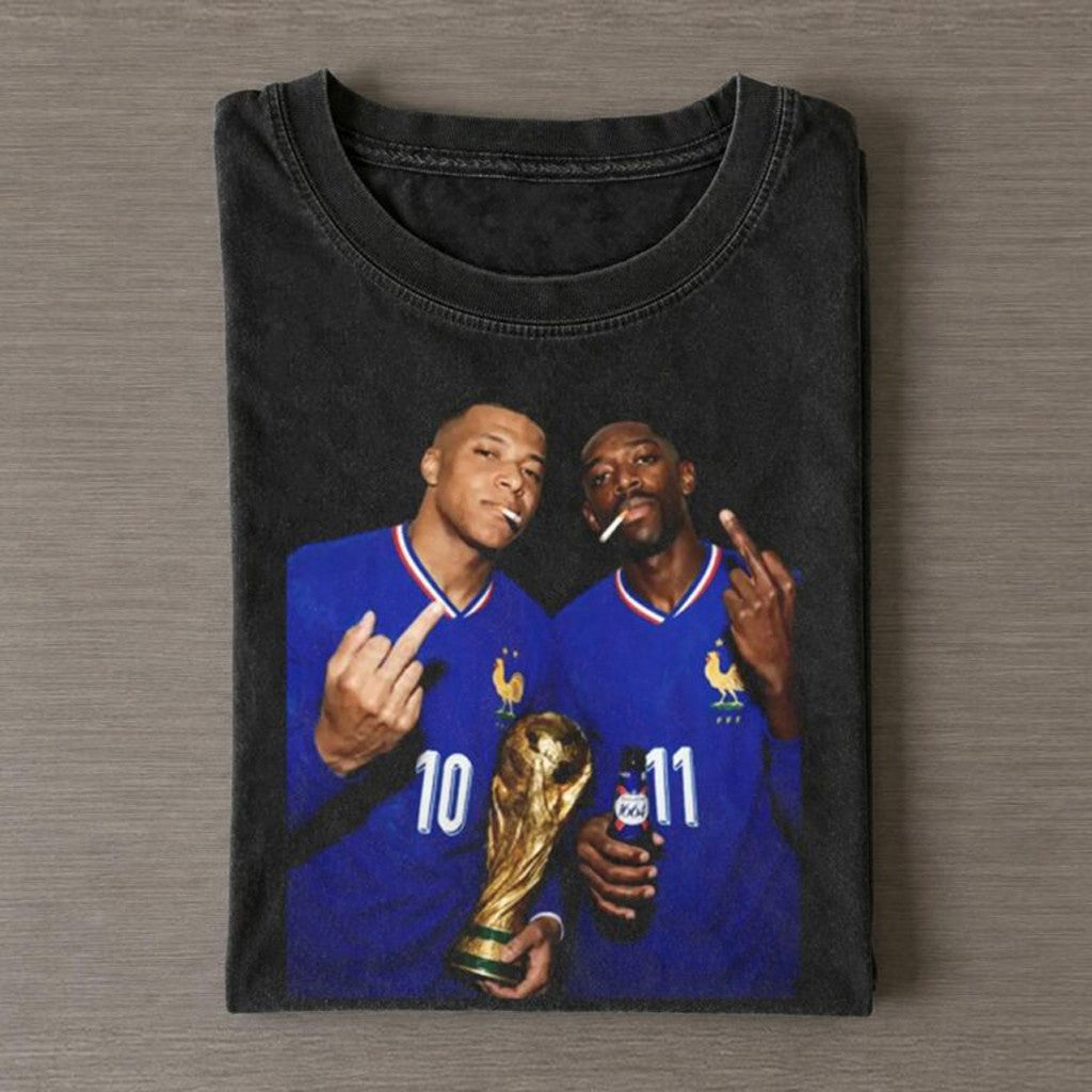 Kylian Mbappe And Ousmane Dembele France 2026 FIFA World Cup T-Shirt France Football Fan Gifts