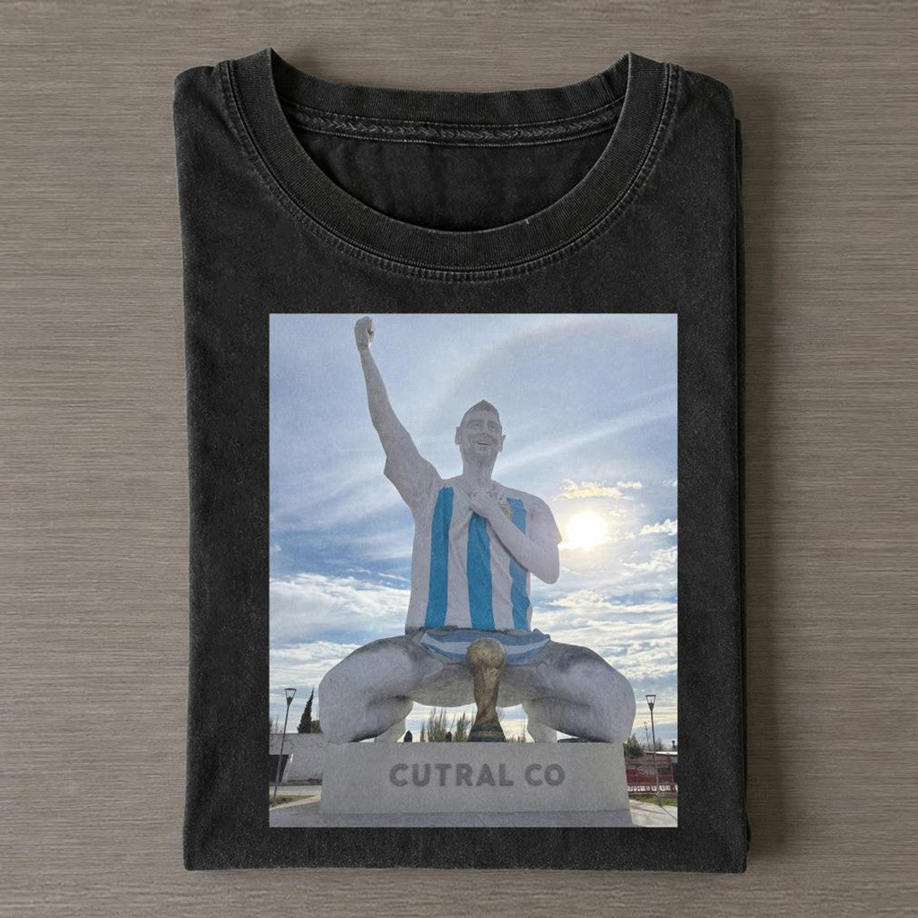 Lionel Messi Classic Legendary Statue T-Shirt FIFA World Cup 2026 Merch Gifts For Fans