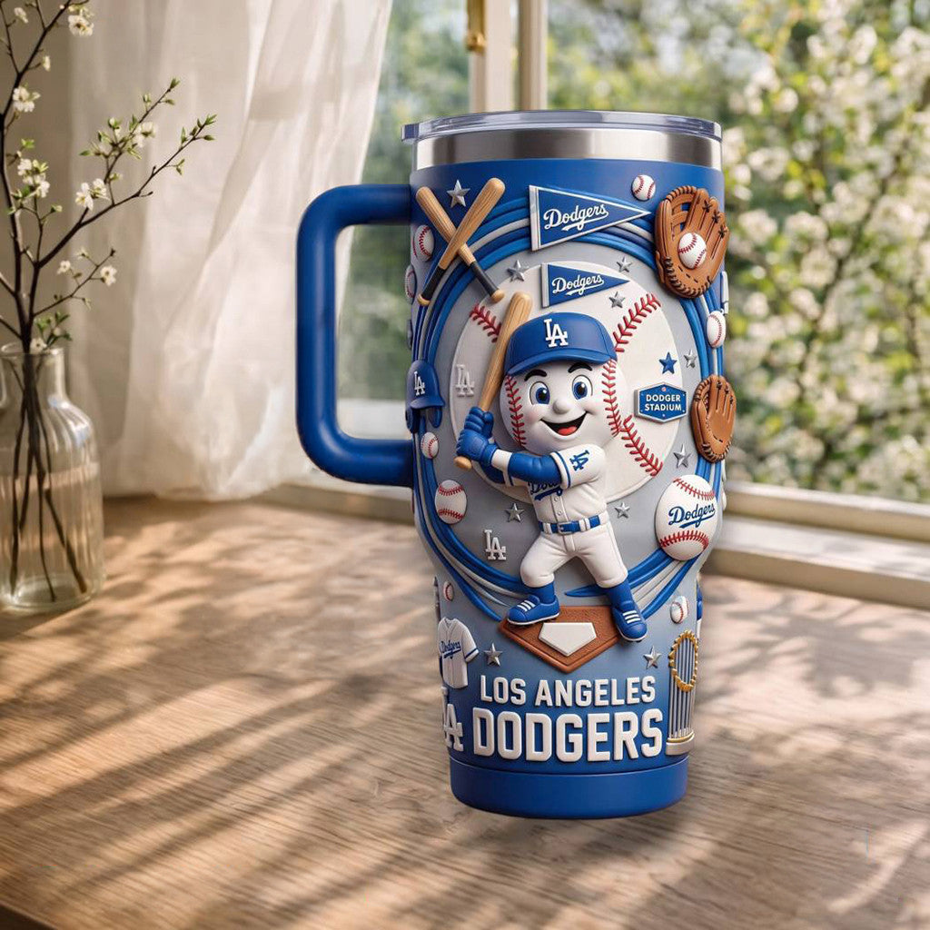 Los Angeles Dodgers Tumbler 2026 LA Dodgers Merch Baseball Fan Gear Gifts For Boyfriend
