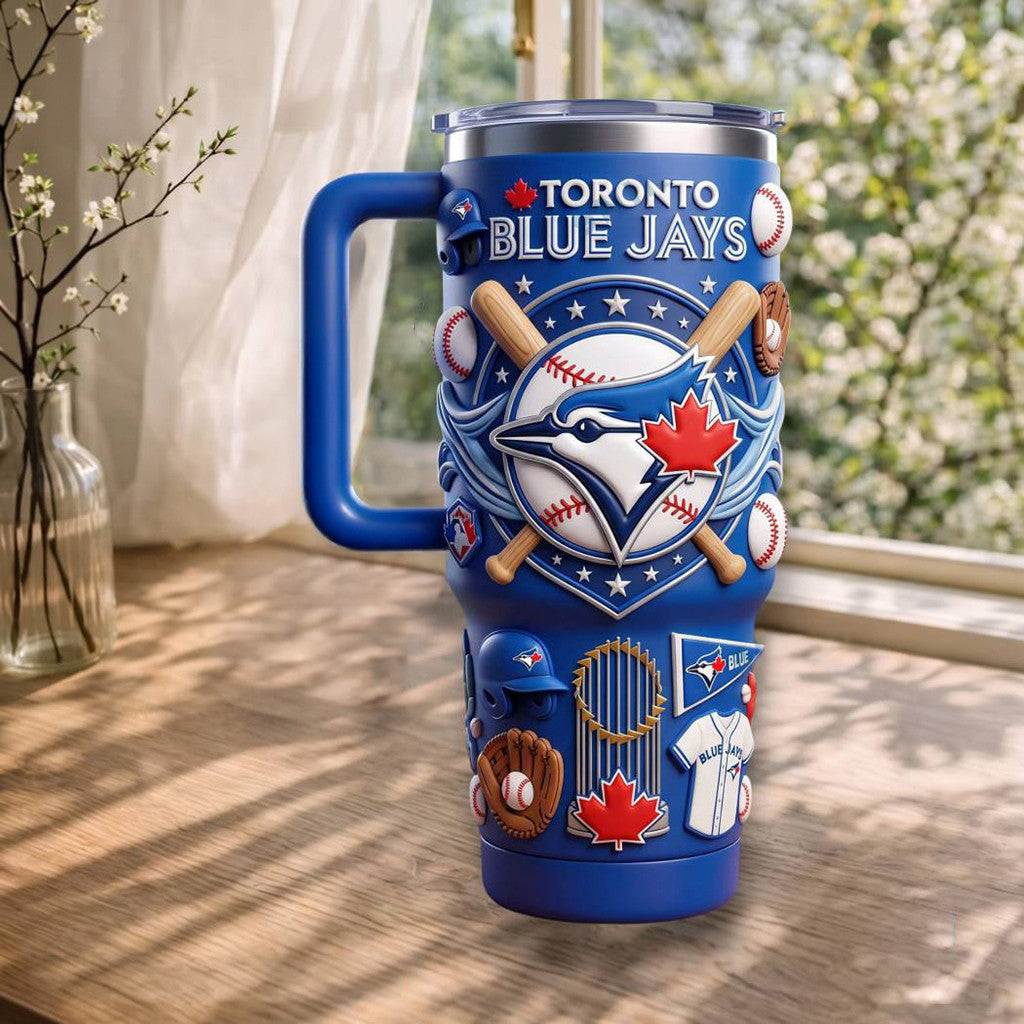 Toronto Blue Jays Tumbler TB Jays Merch Best Gifts For Baseball Fans