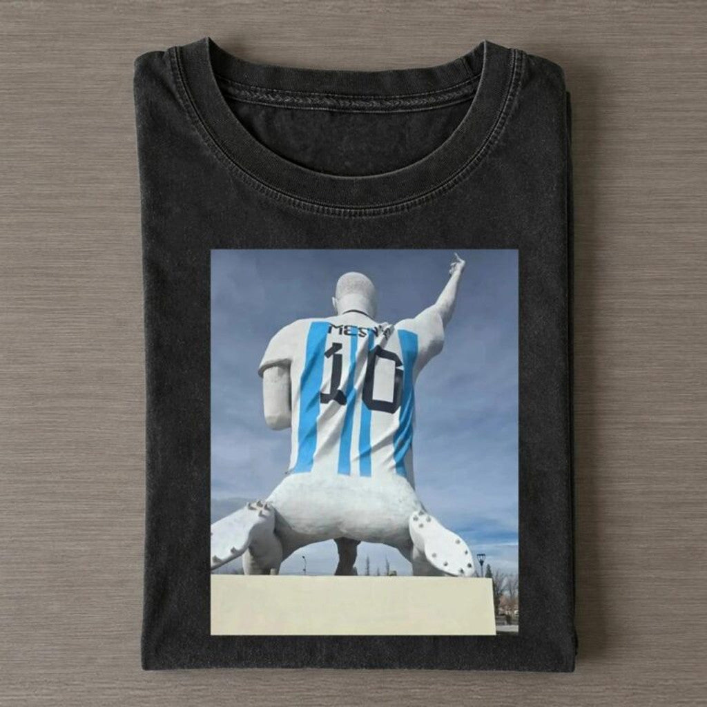 Messi #10 Classic Legendary Statue T-Shirt FIFA WC 2026 Merch Gifts For Messi Fans