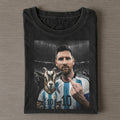 Messi Holding GOAT T-Shirt FIFA World Cup 2026 Merch Gift Ideas For Football Lovers