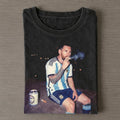 Messi Smoking Classic Retro Soccer T-Shirt FIFA WC 2026 Merch Gifts For Messi Fans