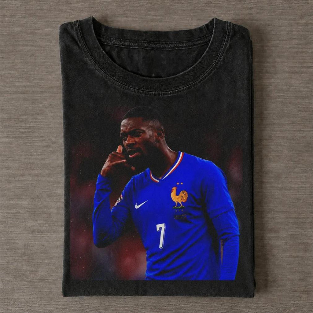 Ousmane Dembele #7 France WC 2026 T-Shirt France FIFA World Cup 2026 Merch Fan Gift Ideas