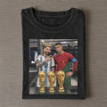Vintage Messi Ronaldo World Cup Selfie T-Shirt FIFA 2026 Merch Gifts For Football Fan