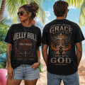 Jelly Roll HD Grace Writes The Rest Concert Shirt Jelly Roll Merch I Ride With God T-Shirt